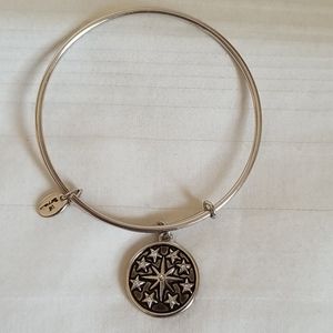 Chrysalis Silver Stars Charm Bracelet